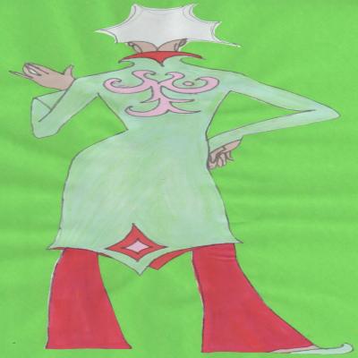 Manteau Elfique vert d'eau